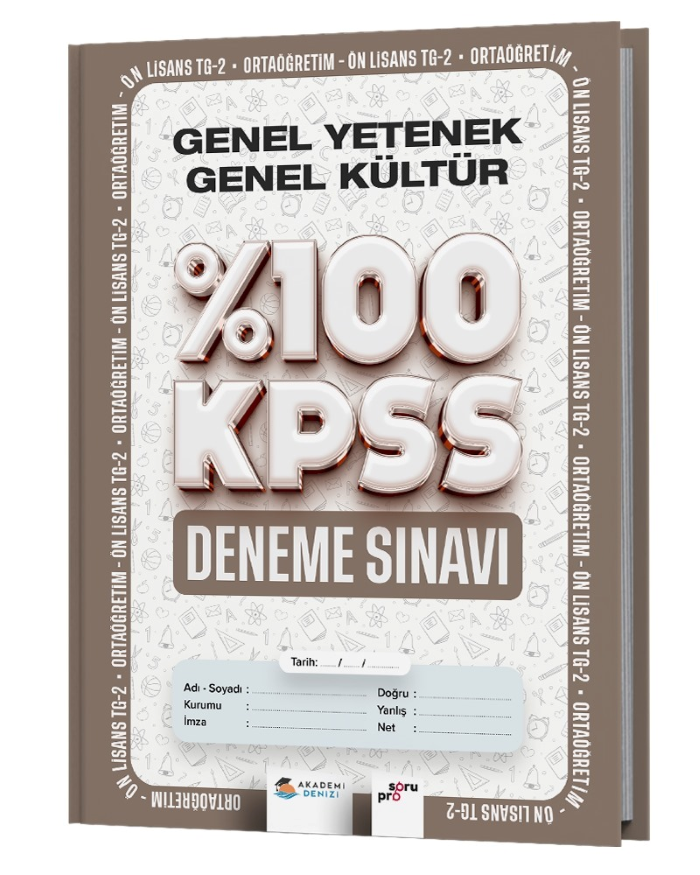 AKADEMİ DENİZİ %100 KPSS LİSE-ÖL GKGY TG2 - 2024